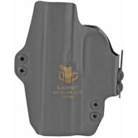 BlackPoint Tactical Right Hand Dual Point AIWB Holster Fits Sig Sig Sauer P320C and is made from Leather and Kydex material